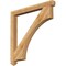 Ekena Millwork Westlake Arts & Crafts Rough Sawn Bracket, Western Red Cedar, 4"W x 46"D x 46"H BKT04X46X46WTL03RWR - alternate 1